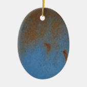 Rusty Blue Hintergrund Keramikornament (Vorne)