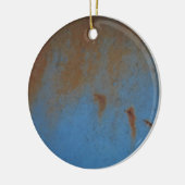 Rusty Blue Hintergrund Keramikornament (Links)