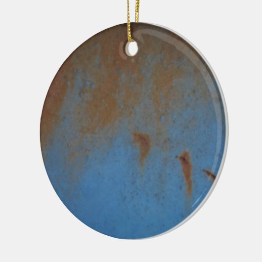 Rusty Blue Hintergrund Keramikornament (Links)