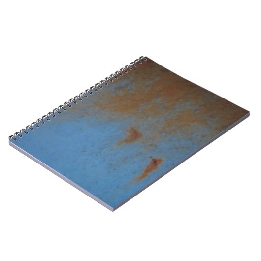 Rusty Blue Hintergrund Notizblock (Linke Seite)