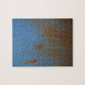 Rusty Blue Hintergrund Puzzle (Horizontal)