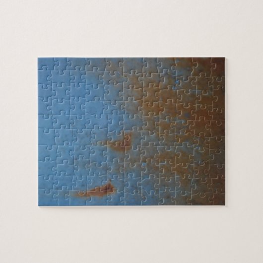 Rusty Blue Hintergrund Puzzle (Horizontal)