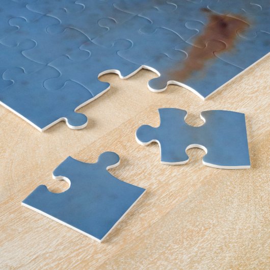 Rusty Blue Hintergrund Puzzle (Seite)