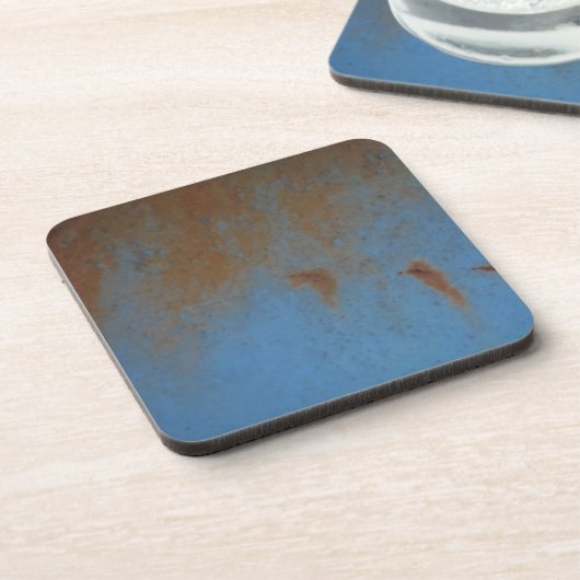 Rusty Blue Hintergrund Untersetzer (Linke Seite)