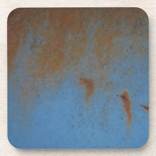 Rusty Blue Hintergrund Untersetzer (Vorderseite)
