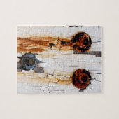 Rusty Bolts Nuts Peeling Paint Puzzle (Horizontal)