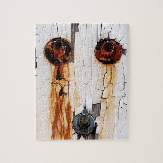 Rusty Bolts Nuts Peeling Paint Puzzle (Vertikal)