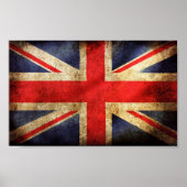 Rusty British Flag Poster (Vorne)
