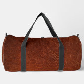 Rusty Brown Imitats Leather Duffle Bag (Vorderseite)