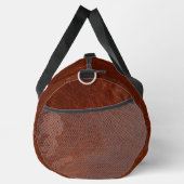 Rusty Brown Imitats Leather Duffle Bag (Rechts)