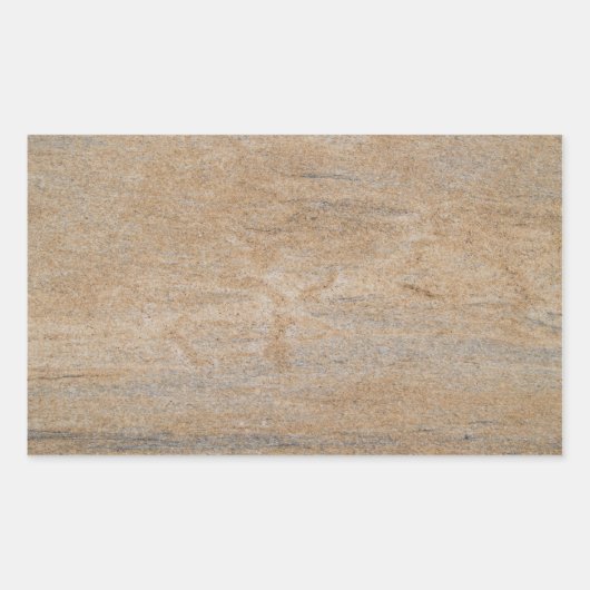 Rusty Brown Marble Rectangle Sticker (Vorderseite)
