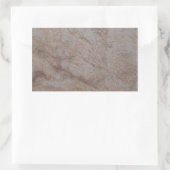 Rusty Brown Marble Rectangle Sticker (Tasche)