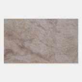Rusty Brown Marble Rectangle Sticker (Vorderseite)