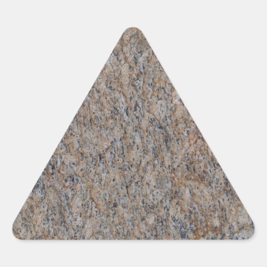 Rusty Brown Marble Triangle Sticker (Vorderseite)