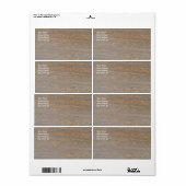 Rusty Brown-Marmor-Versandmarke (Vorne)