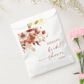 Rusty Burgundy Brown Floral Blume Brautparty Geschenktütchen (Versiegelt)