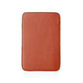 Rusty Burnt Pumpkin Solid Color Badematte (Vorderseite Vertikal)