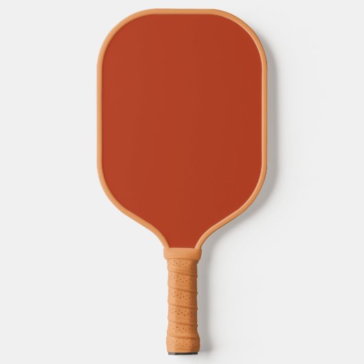 Rusty Burnt Pumpkin Solid Color Pickleball Schläger (Vorderseite)