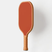 Rusty Burnt Pumpkin Solid Color Pickleball Schläger (Links)