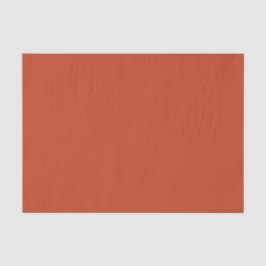 Rusty Burnt Pumpkin Solid Color Seidenpapier