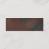 Rusty Business Card Mini Visitenkarte (Rückseite)
