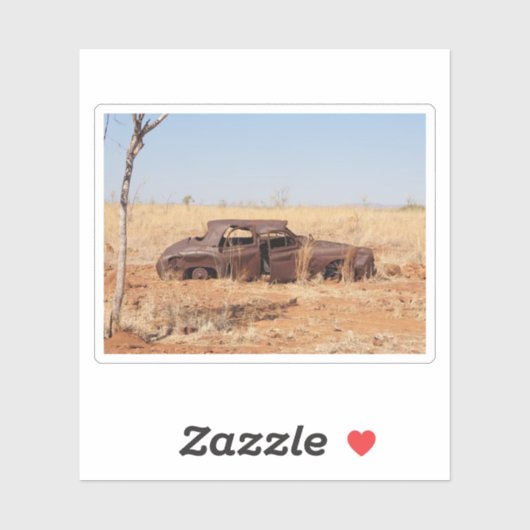 Rusty Car Aufkleber (Blatt)