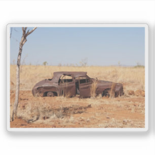 Rusty Car Aufkleber