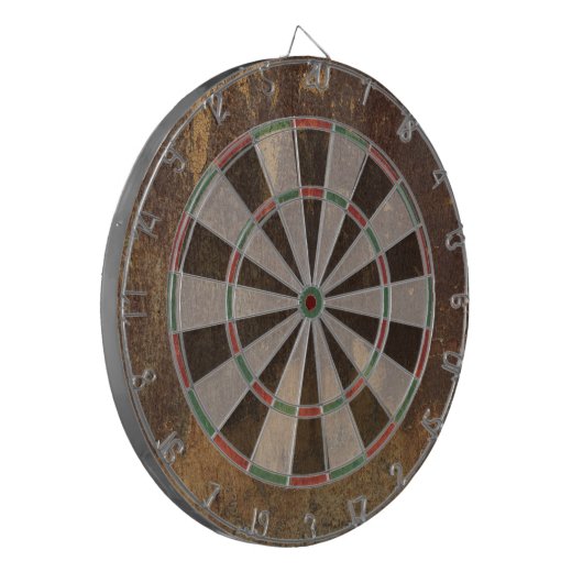 Rusty Dartboard Turnier Dartboard Darts Lover Dartscheibe (Vorderseite Links)
