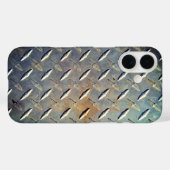 Rusty Diamond Platin Steel Case-Mate iPhone Hülle (Rückseite (Horizontal))