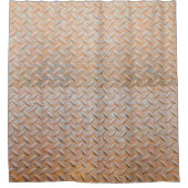 Rusty Diamond Platin Steel Duschvorhang (Vorderseite)