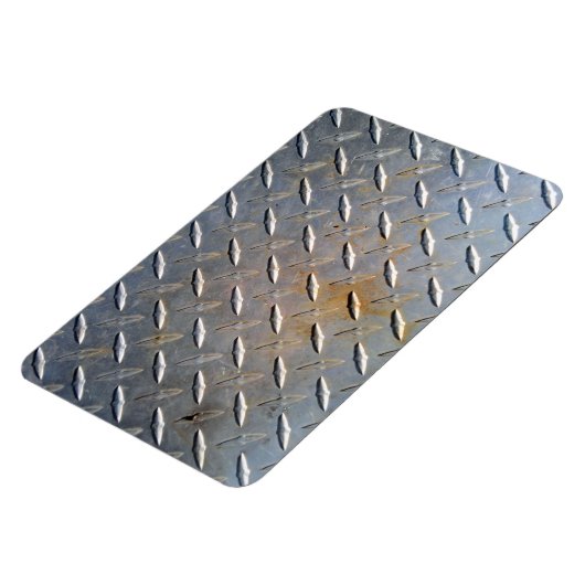 Rusty Diamond Platin Steel Magnet (Linke Seite)