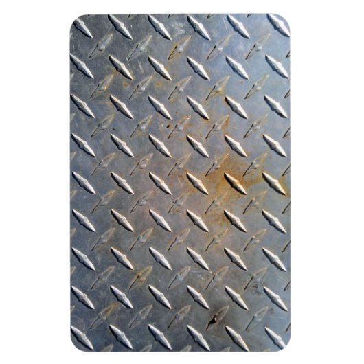 Rusty Diamond Platin Steel Magnet (Vertikal)