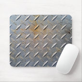 Rusty Diamond Platin Steel Mousepad (Mit Mouse)