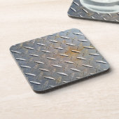 Rusty Diamond Platin Steel Untersetzer (Linke Seite)