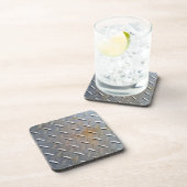 Rusty Diamond Platin Steel Untersetzer (Rechte Seite)