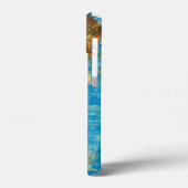 Rusty Distressed Blue Metal Case-Mate iPhone Hülle (Rückseite / Links)