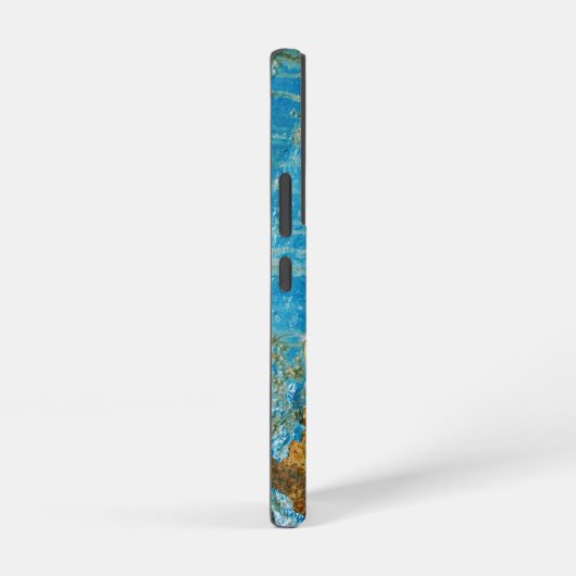 Rusty Distressed Blue Metal Samsung Galaxy Hülle (Rechte Seite)