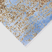 Rusty Distressed Grunge Blue Paint Urban DIY Dekor Seidenpapier (Ausschnitt)