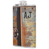 Rusty Door Custom Monogram Flachmann (Links)