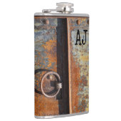 Rusty Door Custom Monogram Flachmann (Rechts)