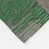 Rusty Door Handle an der grünen Tür Fleecedecke (Ecke)