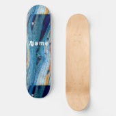 Rusty driftwood blue Thunder_Cove Skateboard (Vorderseite)