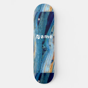 Rusty driftwood blue Thunder_Cove Skateboard