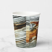 Rusty driftwood grau Thunder_Cove Pappbecher (Rechts)