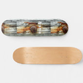 Rusty driftwood grau Thunder_Cove Skateboard (Horizontal)