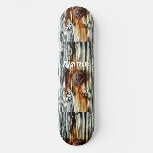 Rusty driftwood grau Thunder_Cove Skateboard (Vorderseite)