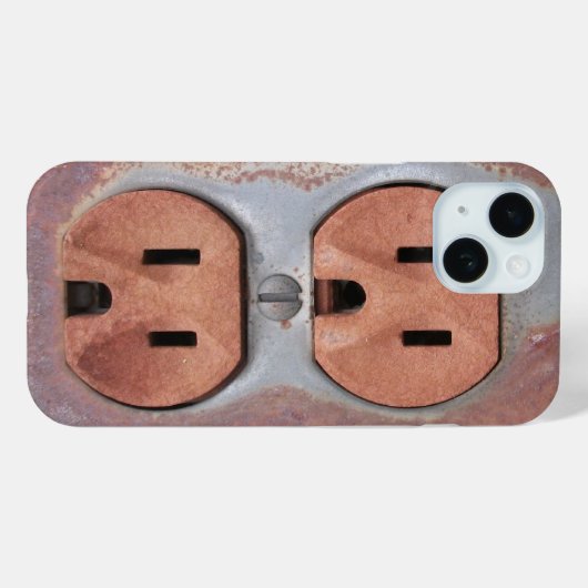 Rusty Electrical Outlet Case-Mate iPhone Hülle (Rückseite (Horizontal))