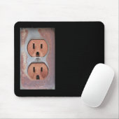 Rusty Electrical Outlet Mousepad (Mit Mouse)