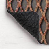 Rusty Expanded Metal Mousepad (Ecke)