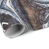 Rusty Fraktal Science Fiction Geschenkpapier (Rolleneckpunkt)